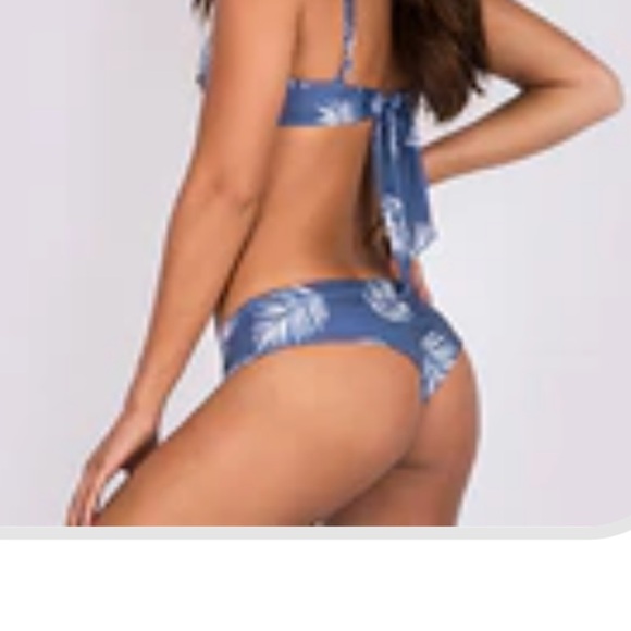 GREENLEE RETRO LEAF BIKINI BOTTOM - Picture 4 of 5